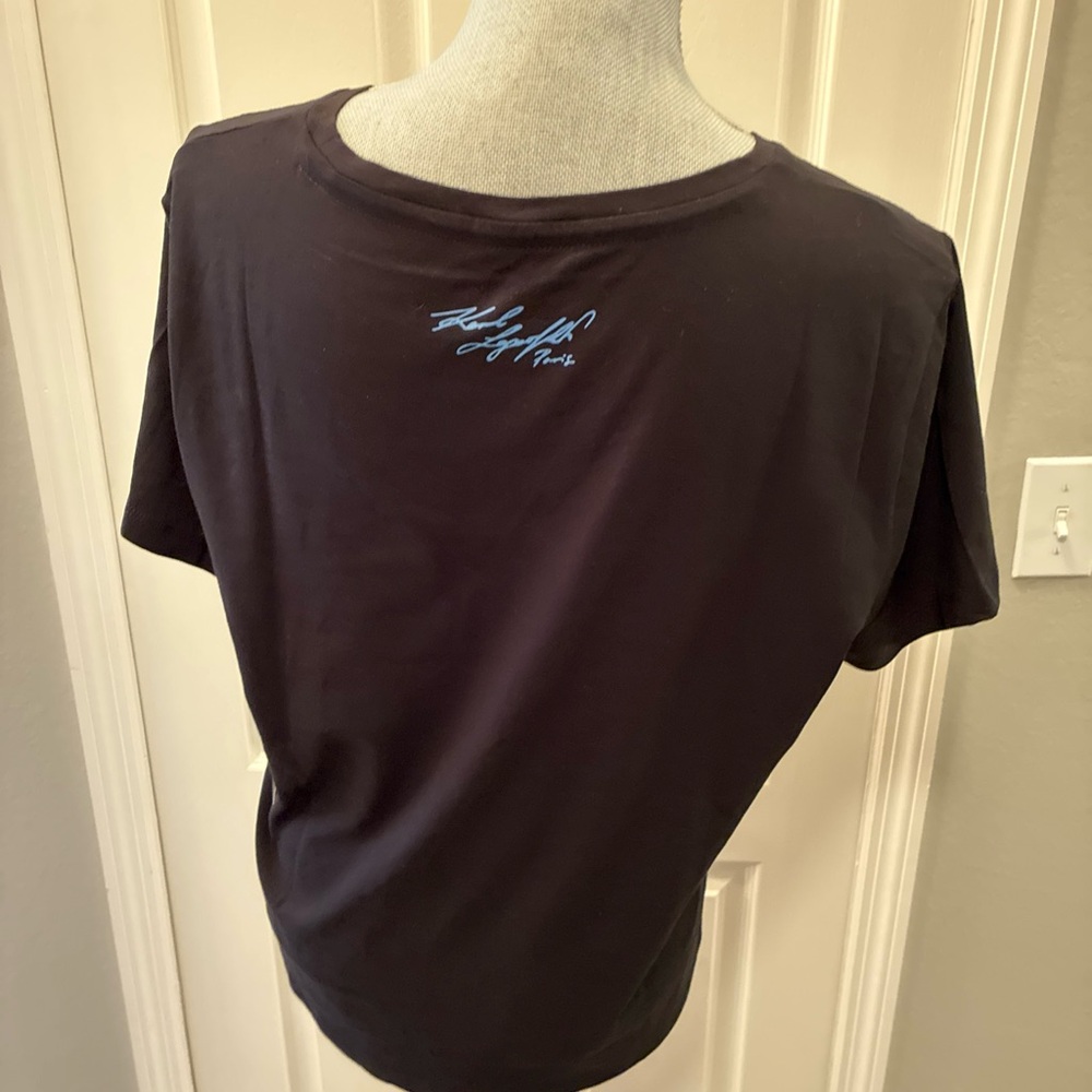Karl lagerfeld ladies tee size large - Picture 6 of 7
